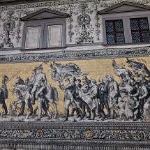 Right side of the mural Procession of Princes which shows later rulers
